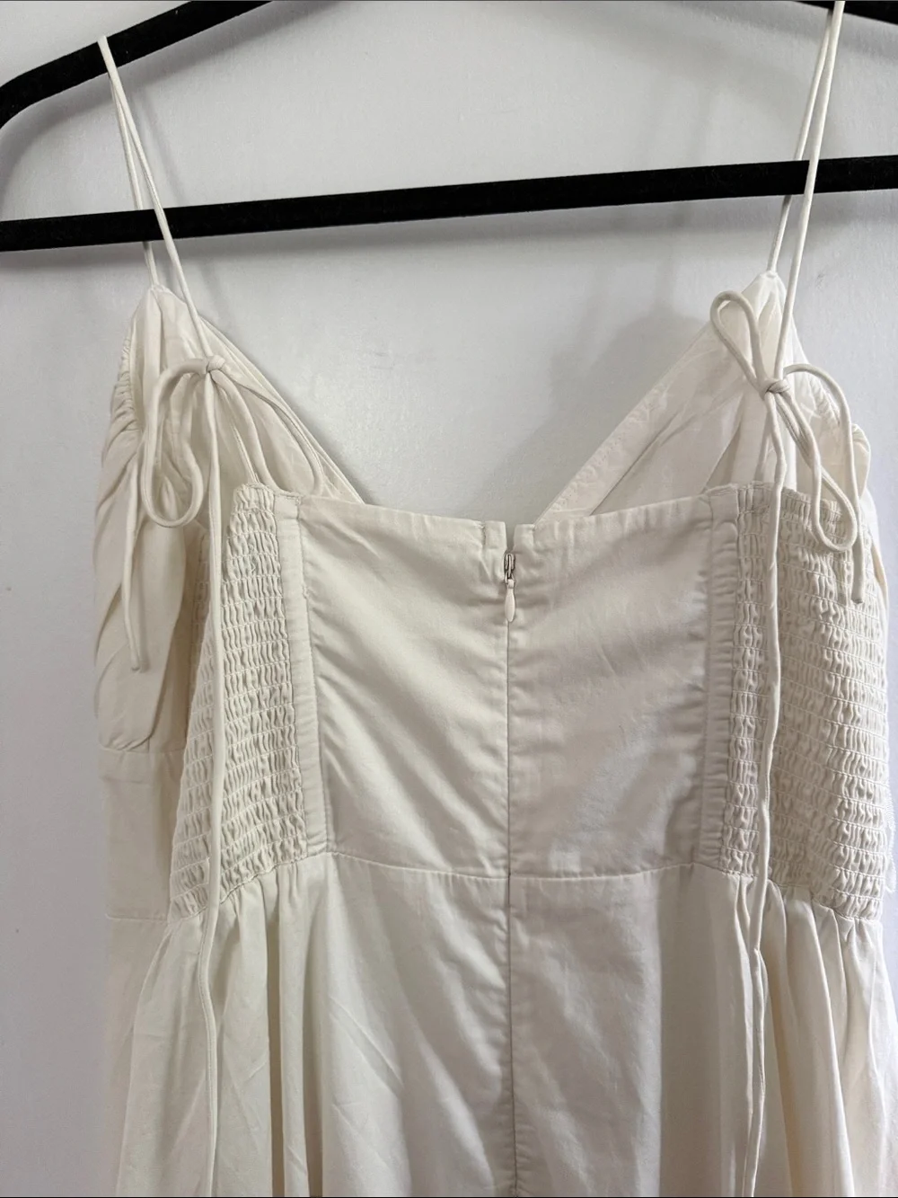 Abercrombie & Fitch Tie-strap Tiered Maxi Pearl Sundress Size Medium Petite NWT